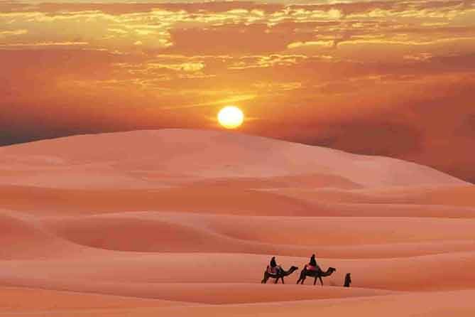 Trekking Camels Desert tour from Fez