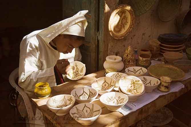 Pottery tamgrout Sahara Desert tour sahara from Marrakech