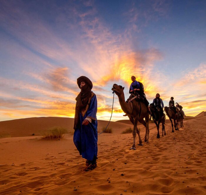 Morocco Sahara camels ride